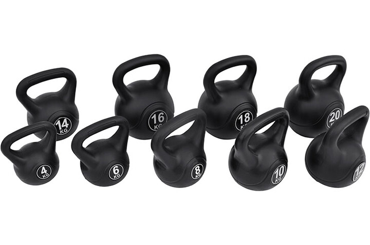 Kettlebell 12 kg, Casco Plástico