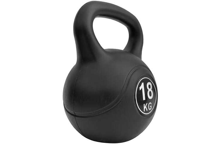 Kettlebell 18 KG, Coque Plastique