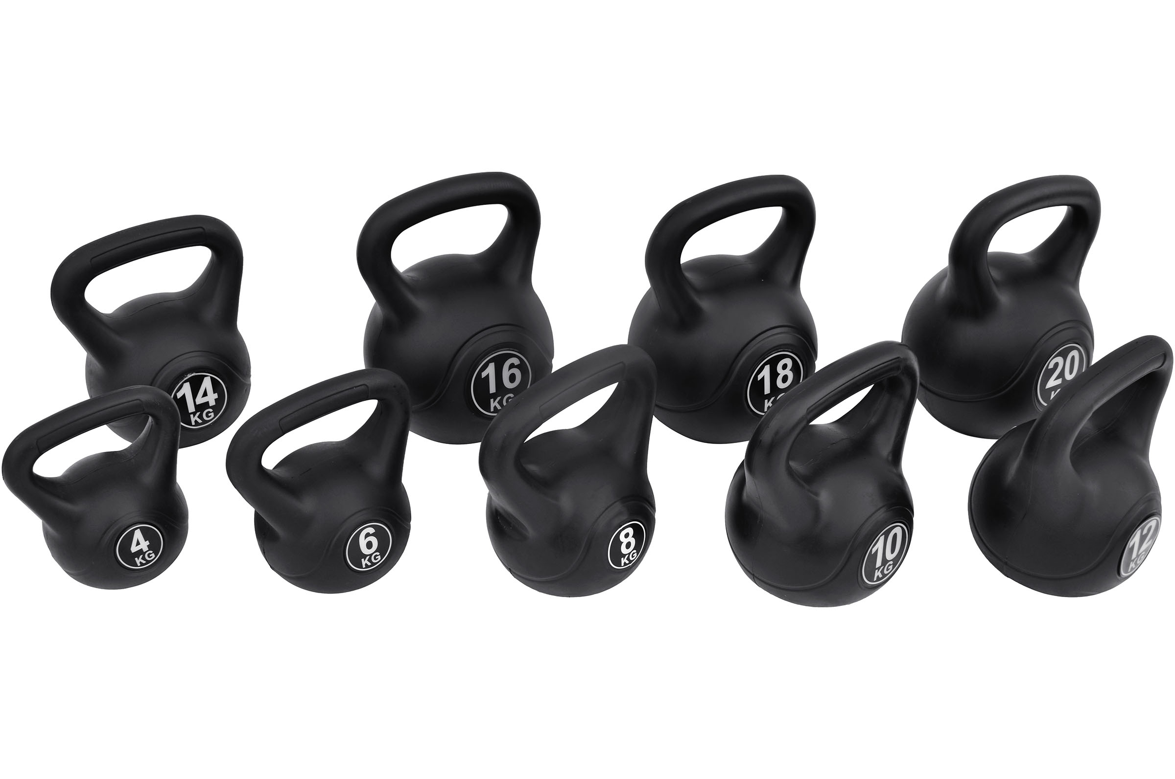 Kettlebell 20 KG, Coque Plastique 