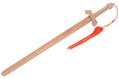 Wooden Straightsword, natural wood