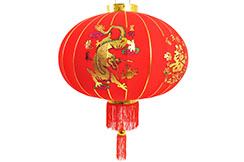 Chinese Lantern Ø65cm - Dragon & Phoenix