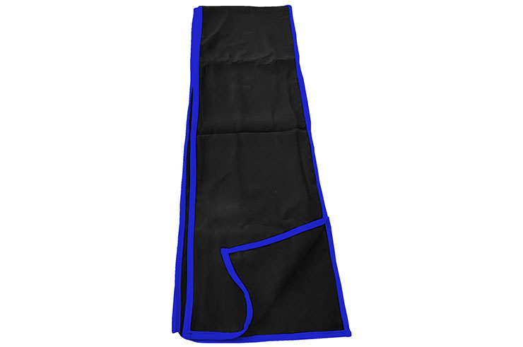 Ceinture Kungfu Wushu Classique - Noire, Doublée & avec Liseré