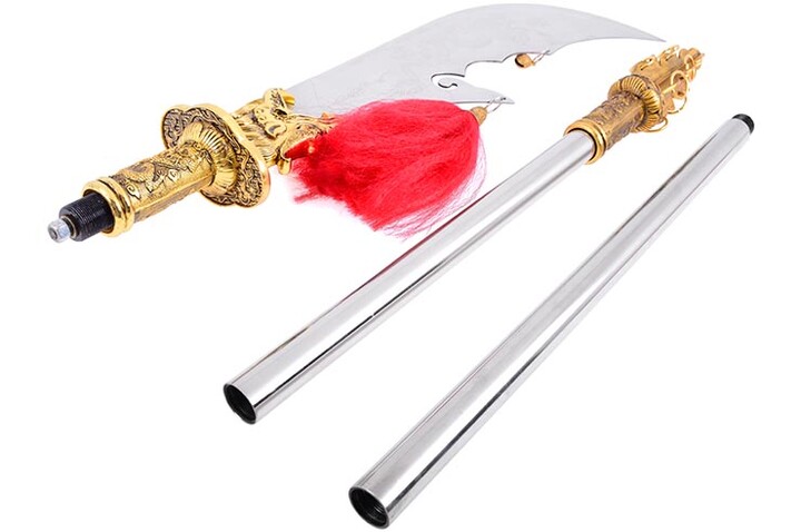 Alabarda Desmontable Guan Dao, Xin Guan Yue Oro - Rigida