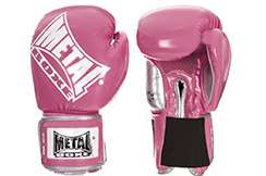 Gants compétition, Pink Lady - MB221F, Metal Boxe