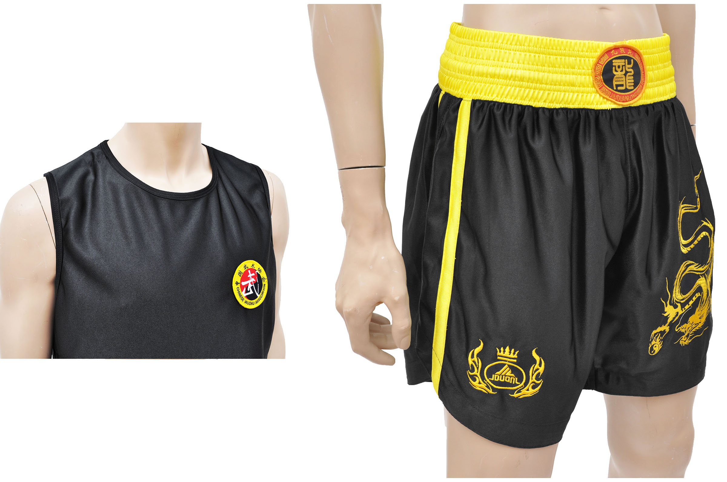 Men Women Boxing MMA Muay Thai Kung Fu Martial Arts Dragon Sanda Uniform 