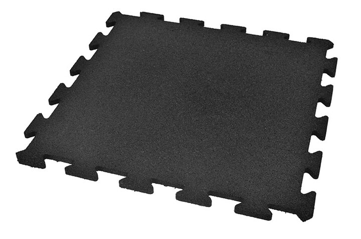 Dalle Caoutchouc Puzzle Haltérophilie – 50 x 50 x 1 cm | NineStars®