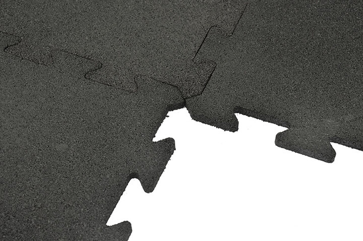 Dalle Caoutchouc Puzzle Haltérophilie – 50 x 50 x 1 cm | NineStars®