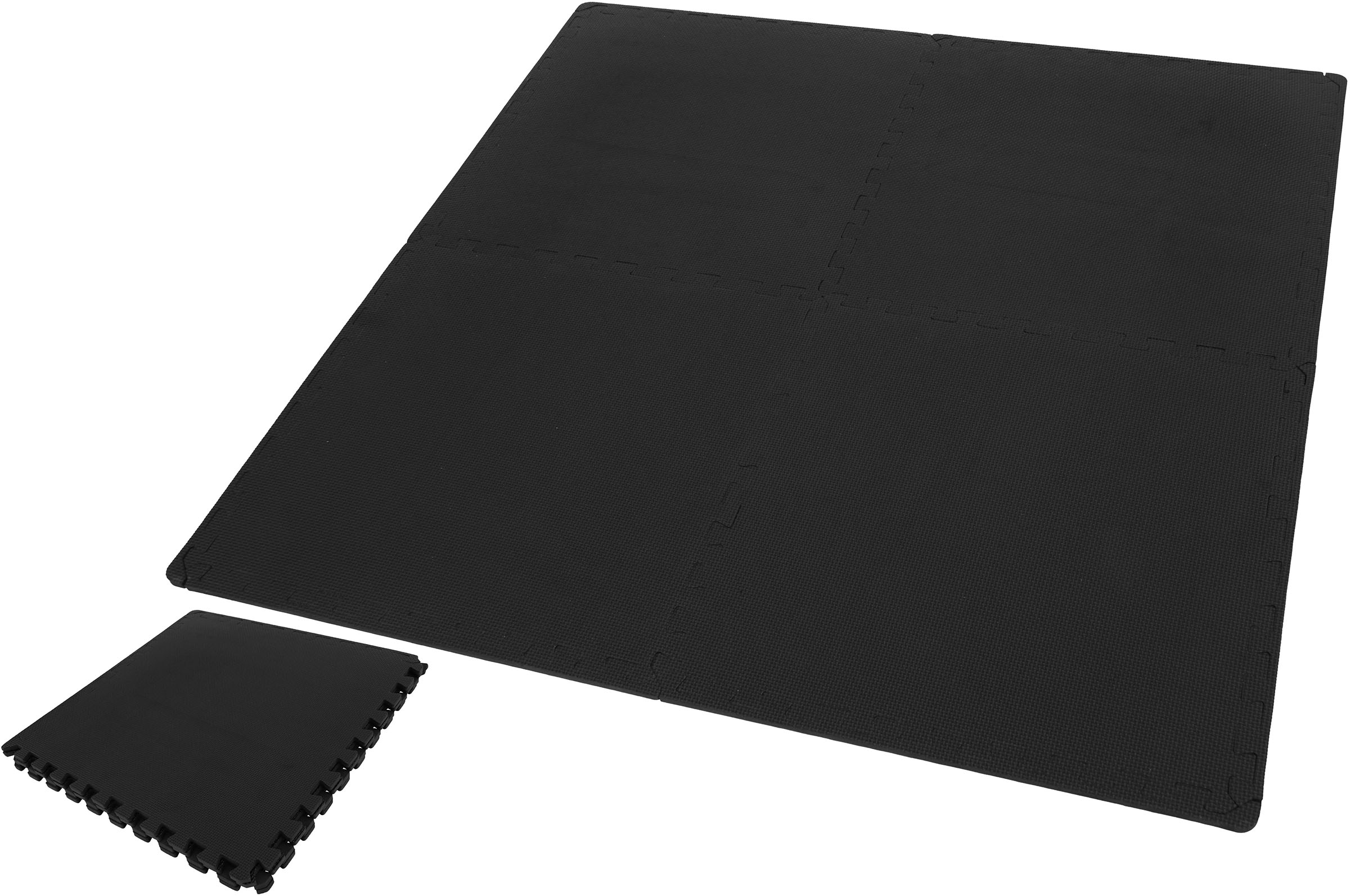 Tapis de sol Puzzle, Gym à domicile - Noir (120 x 120 cm) 