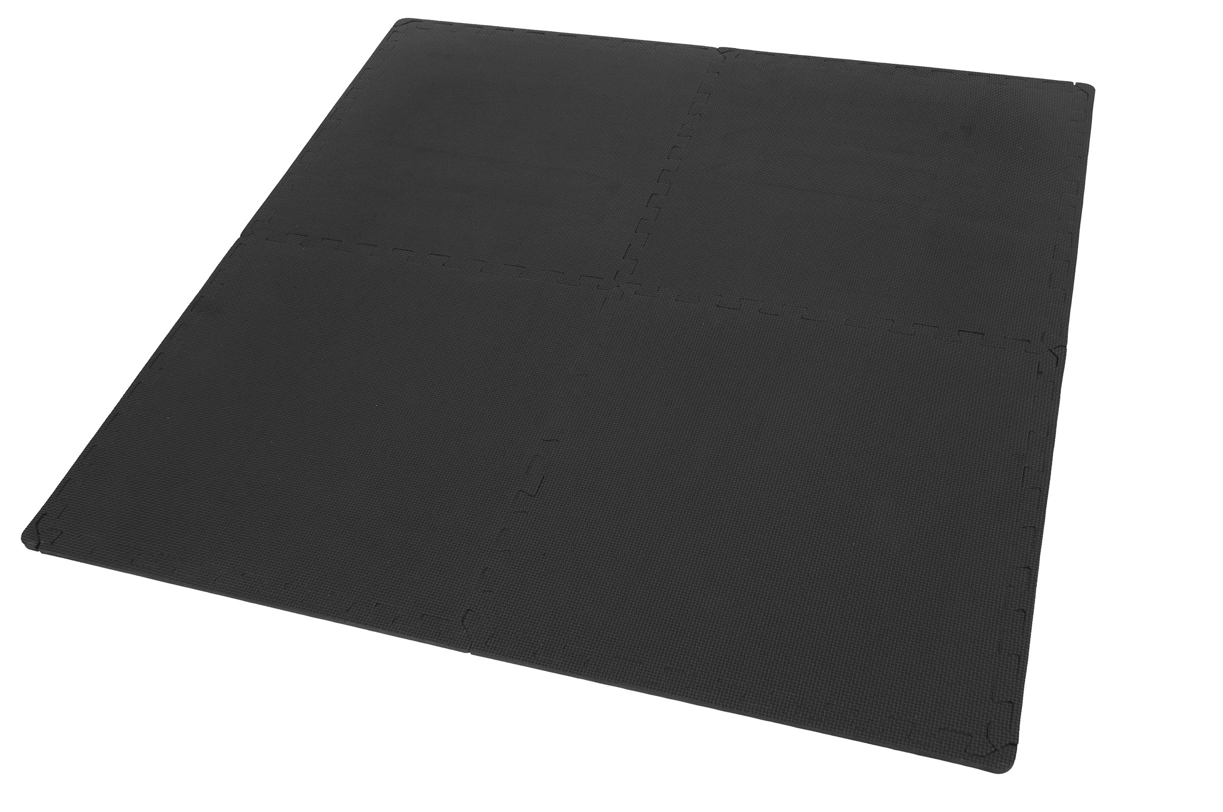 Tapis de sol Puzzle, Gym à domicile - Noir (120 x 120 cm) 