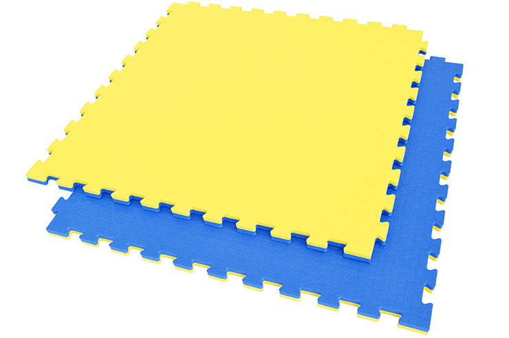 Puzzle Mat WTF - 2.5 cm, Blue/Yellow