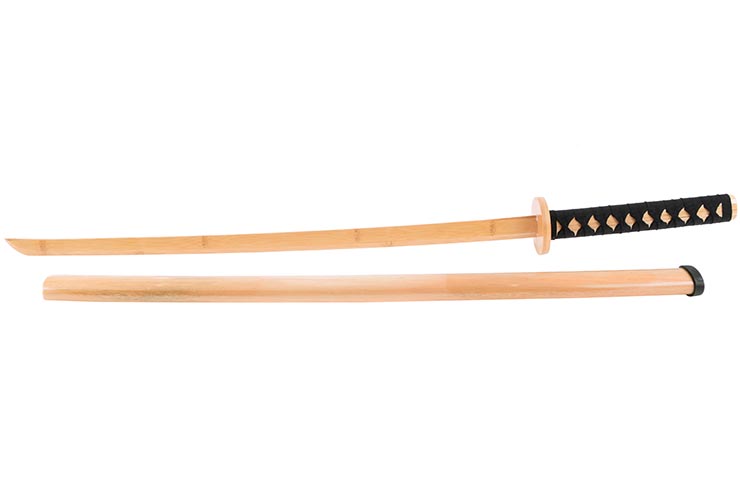 Katana with scabbard, Training - Natural Bamboo