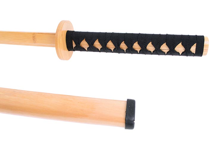 Katana with scabbard, Training - Natural Bamboo