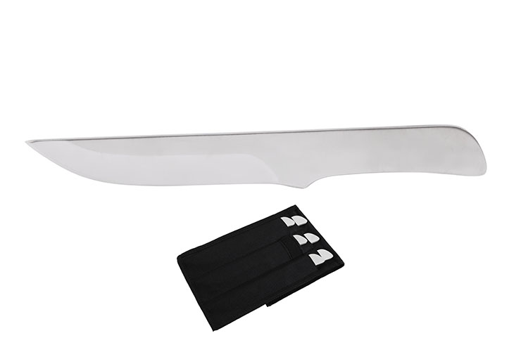 Couteau de lancer, en Acier Inoxydable - Lot de 3 (19 cm)