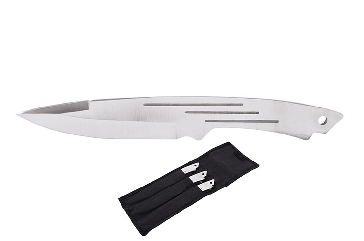 Cuchillo de lanzamiento Grabado, Inoxidable - Set de 3 (22 cm)