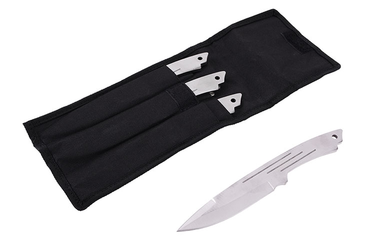 Cuchillo de lanzamiento Grabado, Inoxidable - Set de 3 (22 cm)