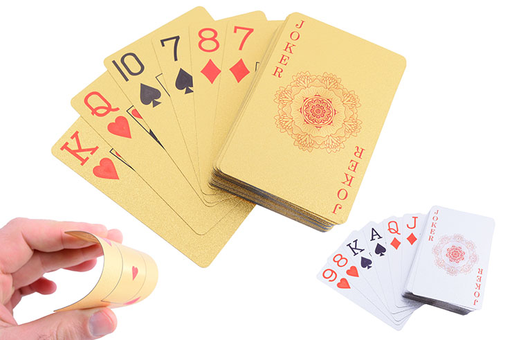 Set of 55 Playing Cards for Playing & Throwing Practice