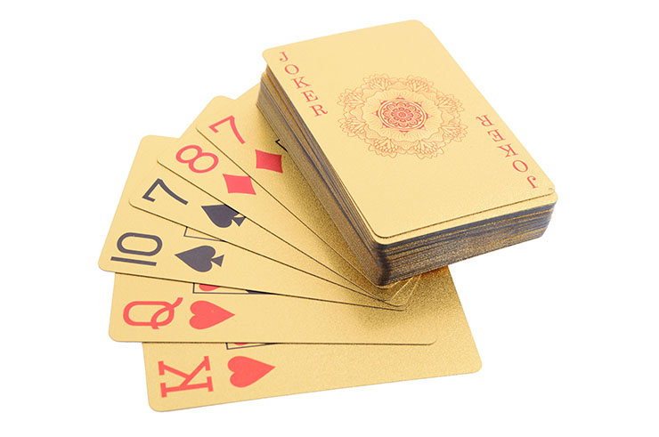 Set of 55 Playing Cards for Playing & Throwing Practice