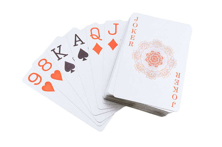 Set of 55 Playing Cards for Playing & Throwing Practice