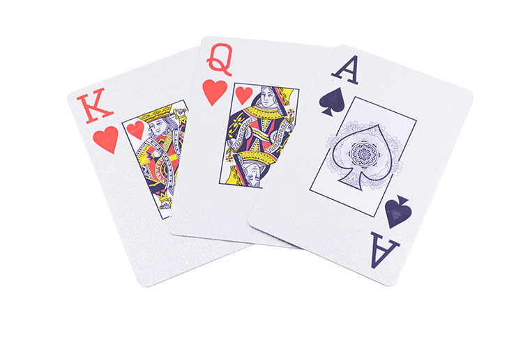 Set of 55 Playing Cards for Playing & Throwing Practice