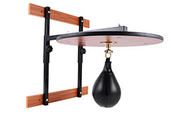 Wall platform with Speed bag, Adjustable height | NineStars®