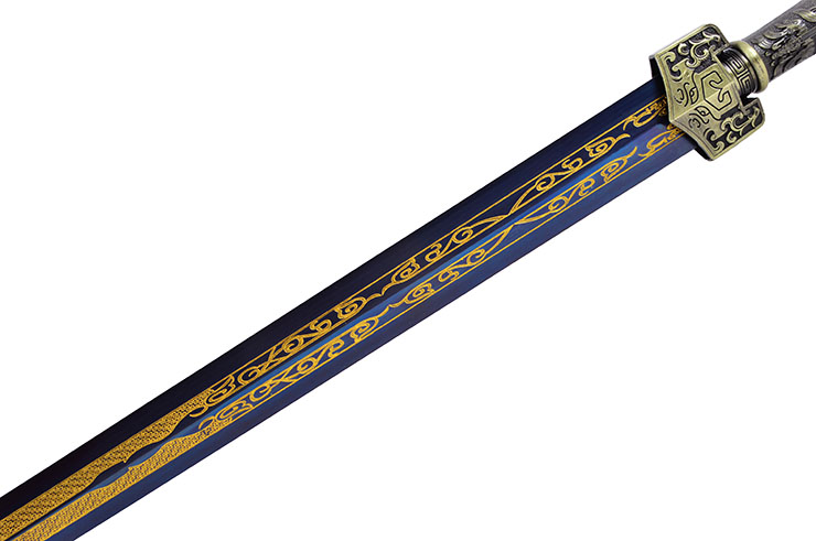 Épée Han HaiFeng - Poignée bronze, Rigide