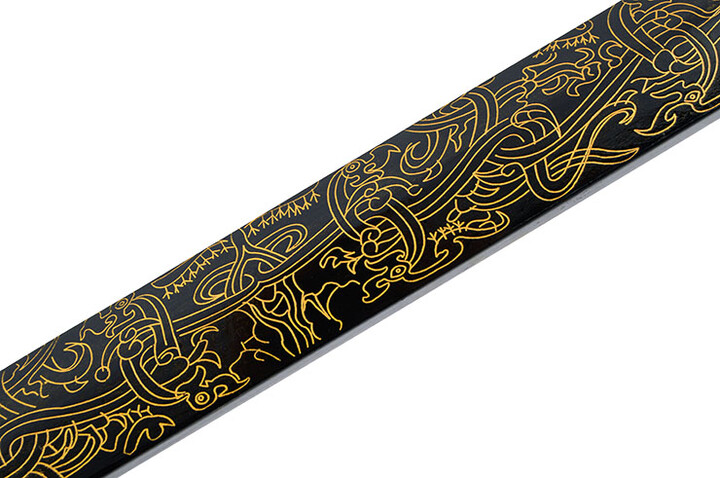 Espada Han Fénix - Preto & Ouro, Rígido