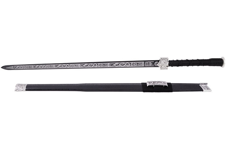 Espada Han Fénix - Preto & Branco, Rígido