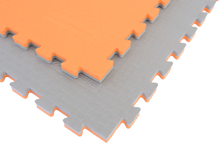 Puzzle Mat WTF - 2.5 cm, Orange/Grey
