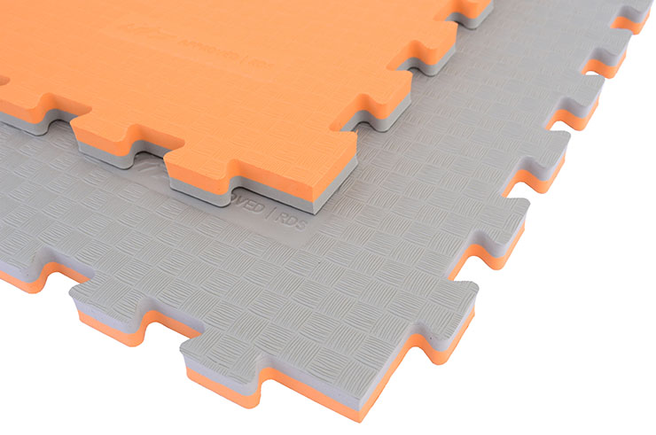 Puzzle Mat WTF - 2.5 cm, Orange/Grey