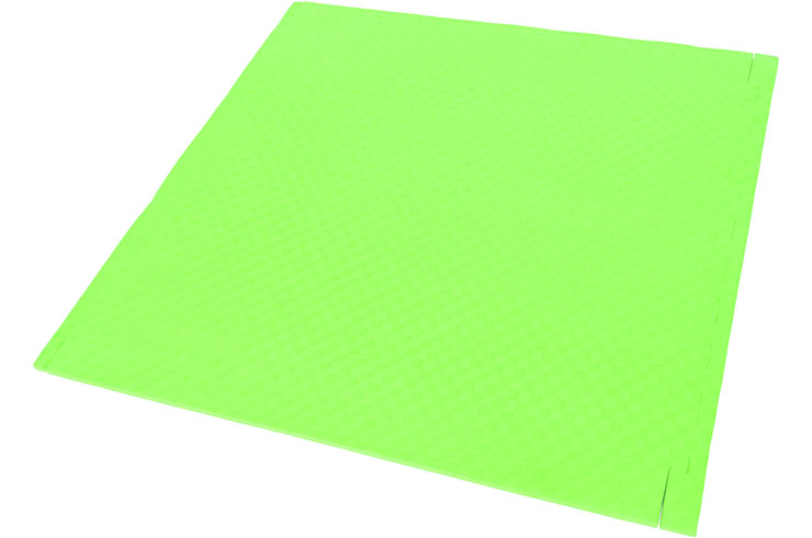 Tatami Puzzle WTF 1 cm, Vert, Motif Paille de Riz