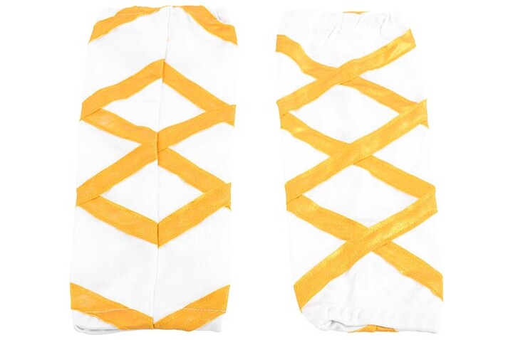 Guêtres Shaolin, Blanc & Or