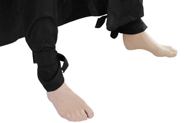 Traje ninja con capa