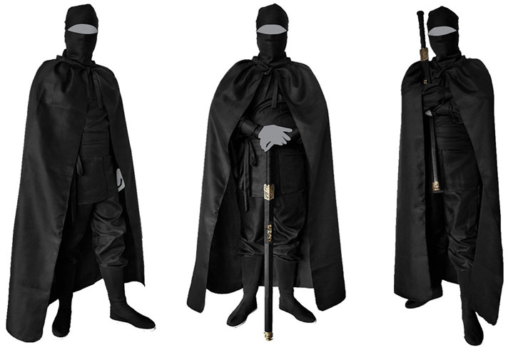 Ninja uniform with cape
