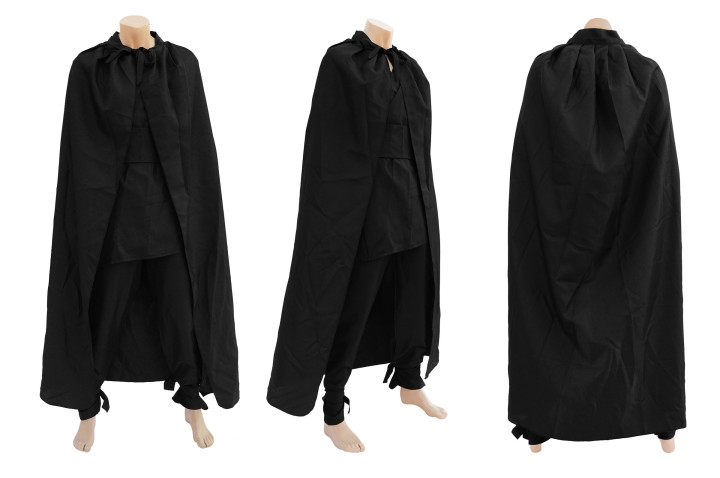 Traje ninja con capa