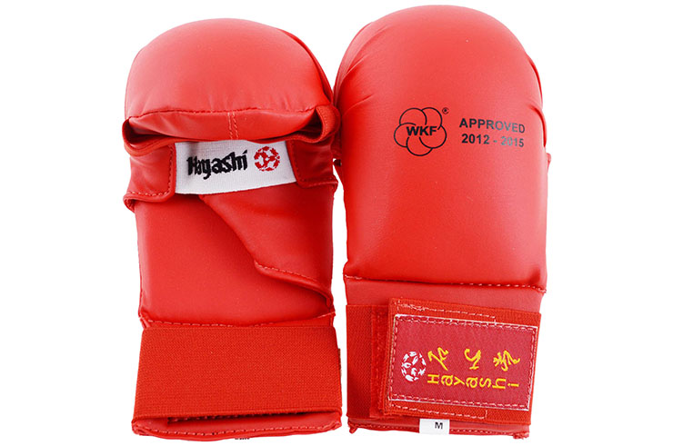 Karate mitts WKF, With thumb - Hayashi