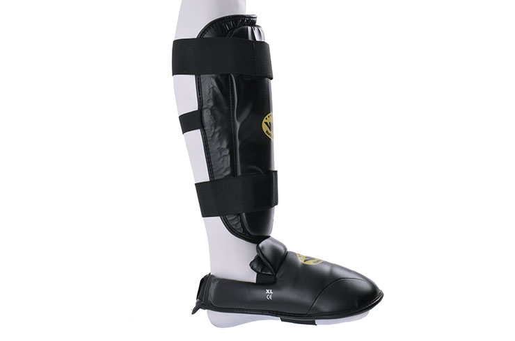 Step & Shinguards WBE - Black, Noris