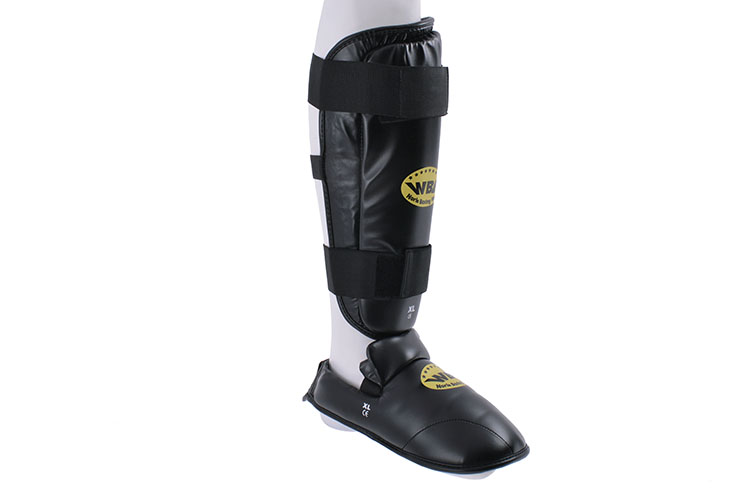 Step & Shinguards WBE - Black, Noris