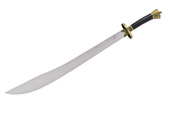Espada ancha tradicional Jiangshi, Wushu y Taiji - Semi flexible (sin vaina)