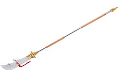 Halberd HaoYue Dragon, dismantable - Golden/wood, Stainless Steel