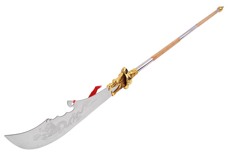 Halberd HaoYue Dragon, dismantable - Golden/wood, Stainless Steel