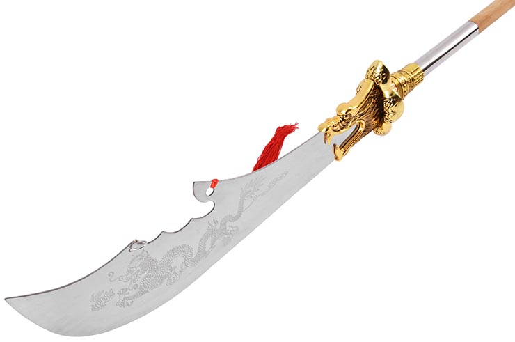 Halberd HaoYue Dragon, dismantable - Golden/wood, Stainless Steel