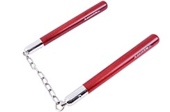 Nunchaku, Color Rojo - Madera y cadena, Kansa