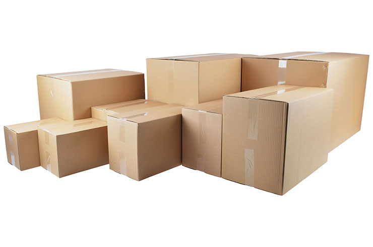 Cajas de cartón para Mudanzas Envío y Almacenamiento, Neutras sin Logotipo - 60 x 40 x 50, 120 Litros (Set de 10)