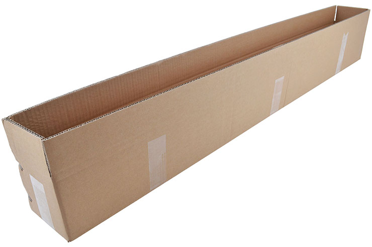 Cajas de cartón para Envío y Almacenamiento, Neutras - 131 x 13 x 13 cm (Set de 10)