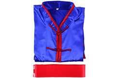 Camisa de Chang Quan imitación de seda con cinturón (Talla 1m90)