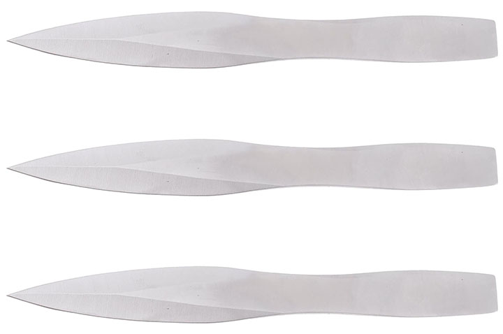 Cuchillo de lanzamiento, Acero Inoxidable - Overlord, Set de 3 (25 cm)