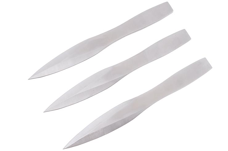 Cuchillo de lanzamiento, Acero Inoxidable - Overlord, Set de 3 (25 cm)
