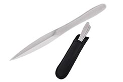 Cuchillo de lanzamiento, Acero Inoxidable - Lepestok, Set de 3 (21,5 cm)