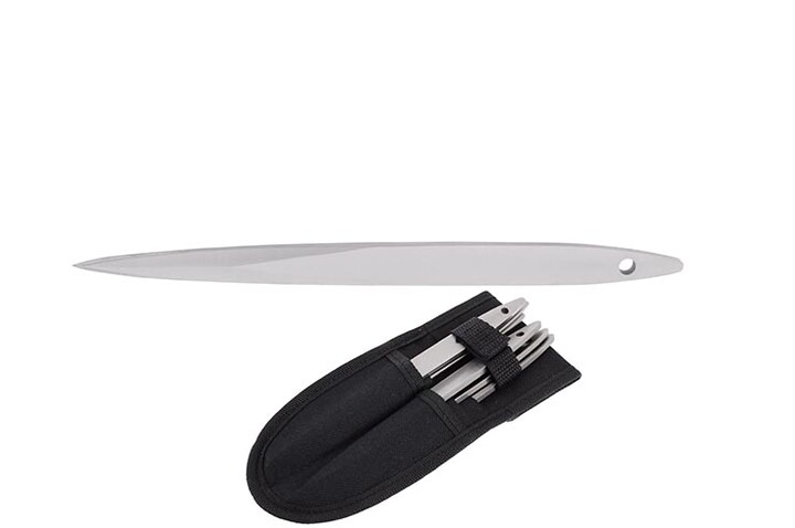 Agulhas de lançamento, aço inoxidável - Lepestok, conjunto de 6 (19 cm)