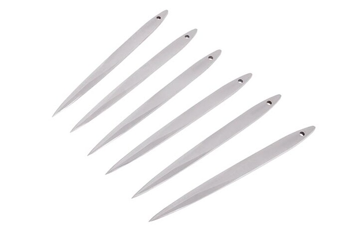 Agulhas de lançamento, aço inoxidável - Lepestok, conjunto de 6 (19 cm)